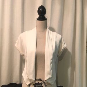 Cream cotton vest